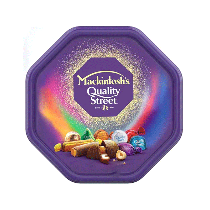 MACKINTOSH`S QUALITY STREET TIN 363GM